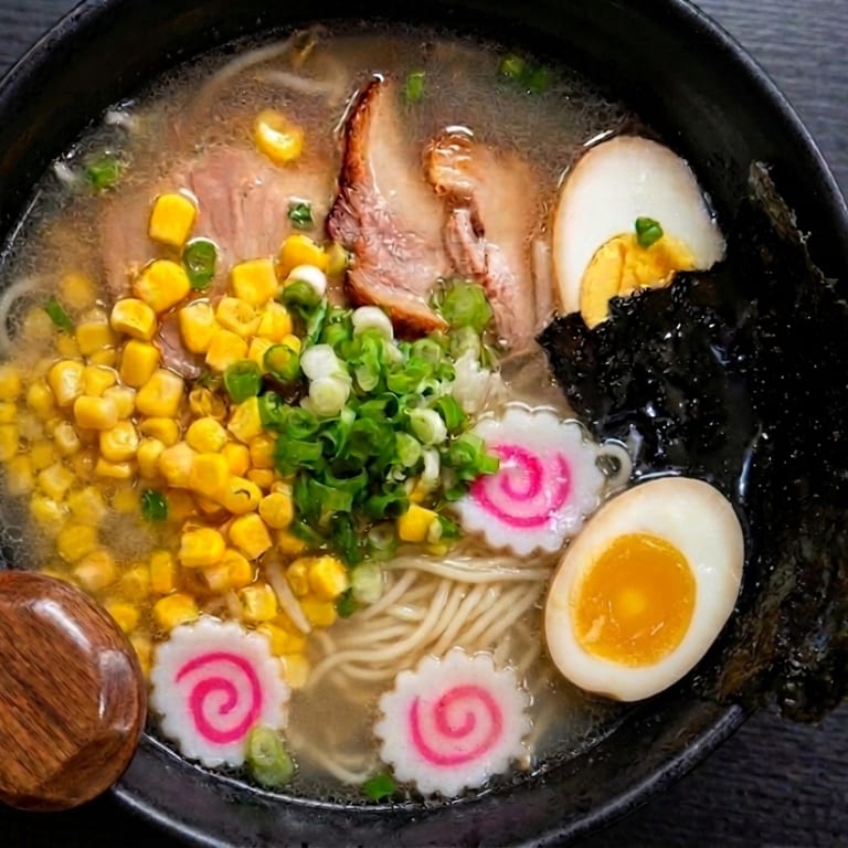 Savor our seafood ramen
